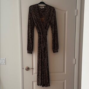 LK Bennett Leopard Print Wrap Dress